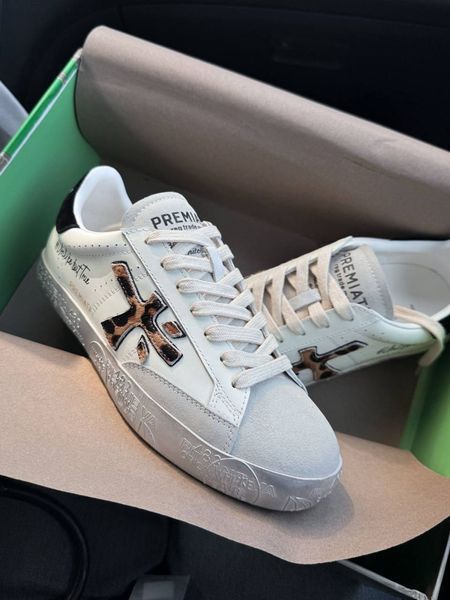 Premiata Stevend 6660 White Leo Silver Sole ALL24556 фото