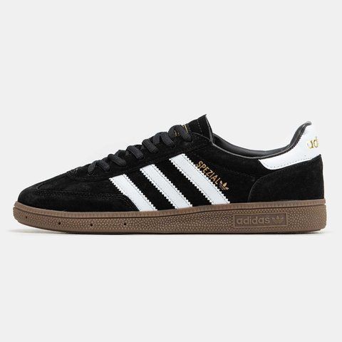 Adidas Spezial Black White Brown 10843-CHORNYI фото