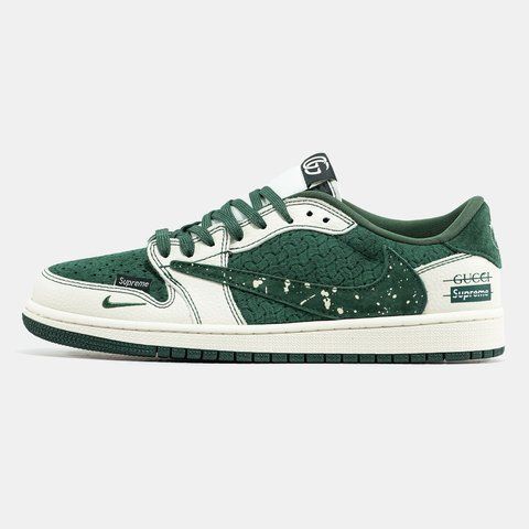 Nike Air Jorgan 1 Low x Travis Scott x Gucci x Supreme 21650-MULTYKOLIR фото