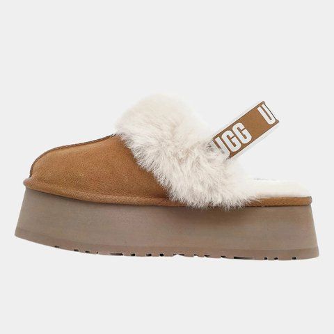 Уггі UGG Funkette Platform Chestnut 14072 -KORYCHNEVYI фото
