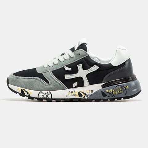 Premiata Mick Black Grey White ALL20725 фото