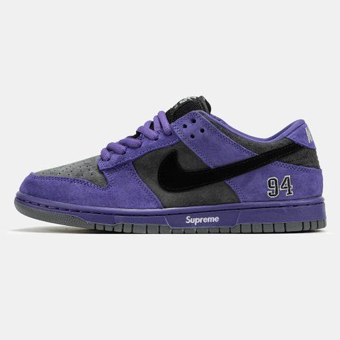 Nike SB DunkSupreme &lsquo;94 Purple / Grey premium 1500 фото