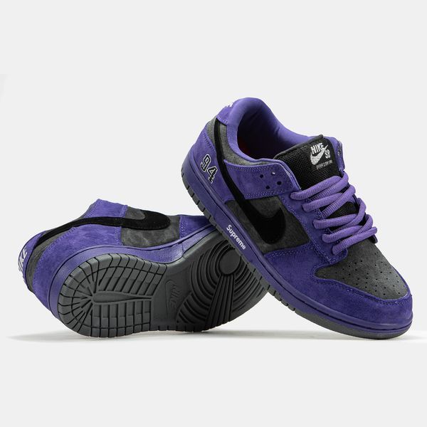 Nike SB DunkSupreme &lsquo;94 Purple / Grey premium 1500 фото