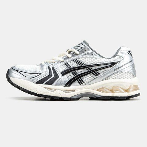 Asics Gel-Kayano 14 White Silver Black 12185-SRIBLIASTYI фото